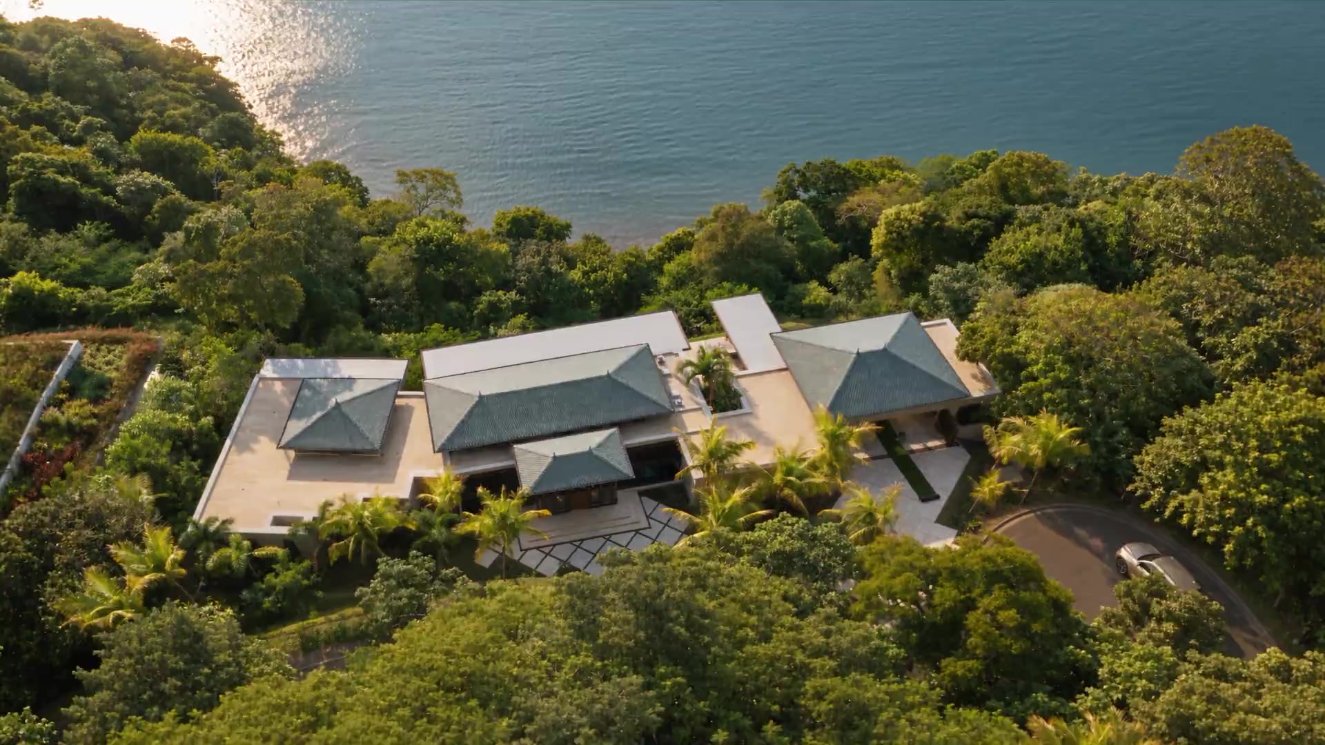 The Hive overlooking the sea